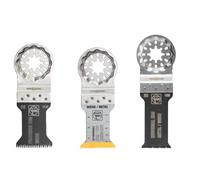 FEIN Starlock Trio Set - compatible OIS -Set de 3 lames de scie | Set comprenant une lame Universal, Long-Life et Precision pour des applications dans le bois, le métal et le plastique.