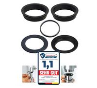 FEINER® Lot de 5 joints de vidange de lavabo - Kit de joints pour 32 mm - Joints de siphon pour siphons courants - Siphon pour bouteille et siphon design - 2 cales, 2 plats, 1 joint torique