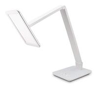 FeinTech LTL00100 lampe de bureau LED Smart-Touch 550 lumen, Luminosité et couleur dimmable, USB, 10 watts, Blanc