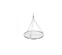 FEINZ Grille Barbecue INOX Ø800mm avec Chaîne pour Trépied | Antirouille, hauteur réglable, idéal brasero, feu de camp, jardin extérieur