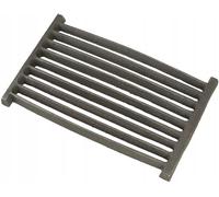 FEINZ Grille de Cheminée Fonte 330x215mm Résistante à la Chaleur | Fonte massive, circulation d'air optimale, idéal cheminée, poêle, cuisinière