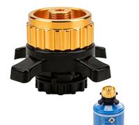 Feirdhoo Adaptateur de cartouche de gaz compatible avec Campingaz Easy Clic | Adaptateur de cartouche de gaz à dégagement rapide pour le camping, fabriqué en laiton et en alliages métalliques pour une