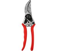 FELCO 100 Sécateur cueilleur pour fleurs et roses avec système de maintien de tige, bypass, 210 mm, diamètre de coupe 10 mm, grande main pour droitier L, sécateur professionnel fabriqué en Suisse