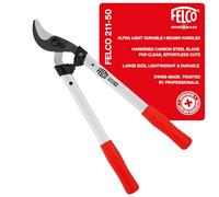 FELCO 211-50 Sécateur (coupe Ø 35 mm, longueur 500 mm, sécateur avec tête de coupe tirante, poignées en aluminium, pour grosses branches)