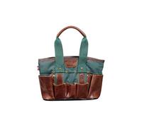 FELCO 482 Sac de Jardin Mini Compact en Cuir - Léger 409 g - Compartiments Multiples - Sac de Transport Outils, Sécateur, Gants et Accessoires