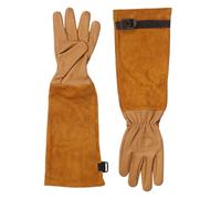 FELCO 705XL Rosenhandschuhe Braun, dornenfest, Rindsleder, Stulpe