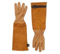 FELCO 705XXL Gants de jardinage en cuir de vachette - Gants longs en cuir de rose avec protection des épines, manchette en daim réglable, respirants et durables, parfaits pour le jardinage et la coupe