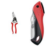 FELCO 8 Sécateur Professionnel Bypass 25 mm pour Main Droite avec Poignée Ergonomique + Scie Pliante FELCO 601 à Lame Droite 120 mm