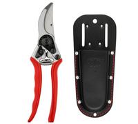 FELCO Ensemble sécateur FELCO 11 et étui de ceinture noir 910, coupe jusqu'à 25 mm, outils de précision pour le jardinage