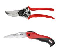 FELCO Ensemble sécateur FELCO 11 et scie pliante 601, outils indispensables pour le jardinage, coupe précise et vigne