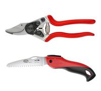 FELCO Ensemble sécateur FELCO 6 et scie pliante 601 - Outils essentiels pour le jardinage, coupe précise et vigne