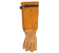 FELCO Gants en Cuir Résistant à la Perforation Modèle 705 Rose Taille M Gants en Daim Gantlet Coupe Horticultistes Fleuristes Jardiniers Spécialistes Cultivateurs de Roses
