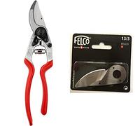 FELCO Secateur (coupe 30 mm, pour petites et grandes mains, longueur 270 mm, poignee ergonomique) & Lame de rechange pour Felco 13
