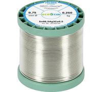 Felder Étain à souder ISO-Core Clear SAC305 Sn96,5Ag3Cu0,5 0,25 kg 0,75 mm