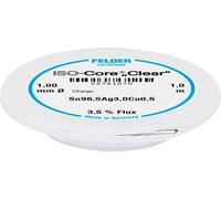Felder ISO-Core Clear SAC305 Étain à souder bobine Sn96,5Ag3Cu0,5 1 mm