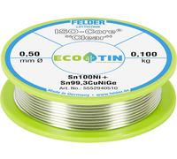 Felder Étain à souder bobine ISO-Core Clear Sn100Ni+ Sn99,25Cu0,7Ni0,05 0,100 kg 0,5 mm