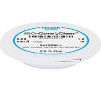 Felder ISO-Core \ Clear\ Sn100Ni+ Étain à souder bobine Sn99,25Cu0,7Ni0,05 0.5 mm