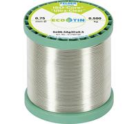 Felder ISO-Core Ultra Clear SAC305 Étain à souder bobine Sn96,5Ag3Cu0,5 0.500 kg 0.75 mm