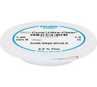 Felder ISO-Core \ Ultra Clear\ SAC305 Étain à souder bobine Sn96,5Ag3Cu0,5 1 mm