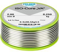 Felder ISO-Core VA Étain à souder bobine Sn96,5Ag3,5 0.250 kg 2 mm