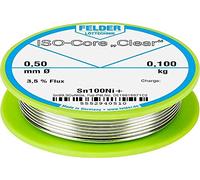 Felder Étain à souder bobine ISO-Core Clear Sn100Ni+ Sn99,25Cu0,7Ni0,05 0,100 kg 0,5 mm