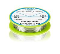 Felder ISO-Core \ Clear\ Sn100Ni+ Étain à souder bobine Sn99,25Cu0,7Ni0,05 0.100 kg 0.75 mm
