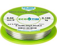 Felder ISO-Core \ Ultra Clear\ SAC305 Étain à souder bobine Sn96,5Ag3Cu0,5 0.100 kg 0.5 mm