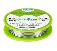 Felder Löttechnik ISO-Core Ultra Clear SAC305 Étain à souder bobine Sn96,5Ag3Cu0,5 0.100 kg 0.5 mm G