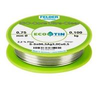 Felder Étain à souder ISO-Core Ultra Clear SAC305 Sn96,5Ag3Cu0,5 Bobine 0.100 kg 0.75 mm