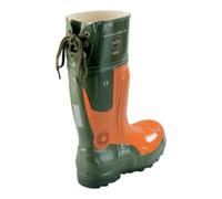 Feldtmann Bottes de sécurité forestières Ulme taille 44 olive/orange caoutchouc naturel SB Quantité:1