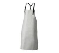 Feldtmann Tablier à bavette L. env. 100 x l. env. 80 cm marron clair cuir refendu Quantité:1