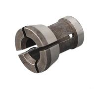 Felicafie Adaptateur de mandrin de serrage M17 pour routeur de gravure, convertisseur de bague fendue en acier au carbone avec écrou, compatible avec tiges de 6/6,35/8/9,5/10 mm (écrou de serrage 6,35