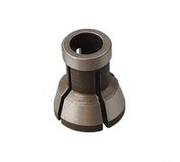 Felicafie Adaptateur de mandrin de serrage M17 pour routeur de gravure, convertisseur de bague fendue en acier au carbone avec écrou, compatible avec tiges de 6/6,35/8/9,5/10 mm (6,35 x 16,5)