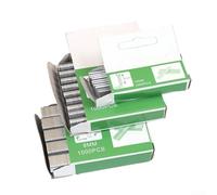 Felicafie Assortiment de 1000 clous agrafes en acier pour agrafeuse, agrafes en forme de U de type porte et clous en T pour meubles, bois, bricolage, atelier (10 mm)