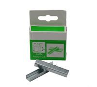 Felicafie Assortiment de 1000 clous agrafes en acier pour agrafeuse, agrafes en forme de U de type porte et clous en T pour meubles, bois, bricolage, atelier (8 mm)
