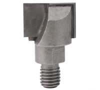 Felicafie Fraise à rainurer de porte en bois, tige de 10 mm, fraiseuse CNC pour nettoyage du fond de serrure, mortaiser sur portes en bois PVC, alliage d'acier (10 x 18)