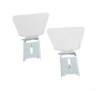 Felicafie Lot de 2 boucliers de protection des yeux de rechange pour meuleuses de 50 mm, avec support, en acier inoxydable et ABS pour meuleuses de 50 mm, petites et grandes tailles (B)