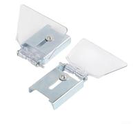 Felicafie Lot de 2 boucliers de protection des yeux de rechange pour meuleuses de 50 mm, avec support, en acier inoxydable et ABS pour meuleuses de 50 mm, petites et grandes tailles (A)