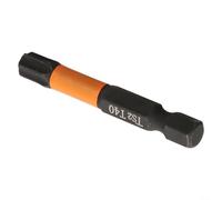 Felicafie Tige hexagonale de 50 mm pour embout de tournevis Torx T10-T40 en alliage d'acier - Pointe magnétique compatible avec perceuse manuelle électrique - Design monobloc (T40)