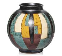 FELISTEYA Vase en Céramique Fait Main - Poterie Artisanale Décorative de 16 cm pour Fleurs, Émaillée à la Main, Design Moderne pour Décoration Intérieure et Cadeau - Modèle Boule 2
