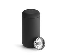 Fellow Carter Move Tasse de voyage - Gobelet à café et à thé isotherme en acier inoxydable avec intérieur en céramique et protection contre les éclaboussures, noir mat, tasse de 355 ml
