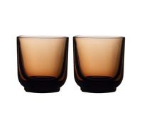 Fellow Pirch Cappuccino Amber ensemble de verres, 2 pcs. x 192 ml
