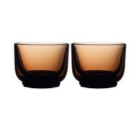 Fellow Pirch Cortado Amber ensemble de verres, 2 pcs. x 133 ml