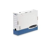 Boîte archives carton Bankers Box by Fellowes - dos 10 cm - bleue