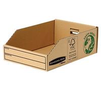 Fellowes 07355EU Boite pour petites fourniture 20cm Banker Box Earth Series - Montage manuel (lot de 50)