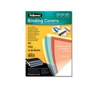 Fellowes - 100 unités - couverture à reliure PVC