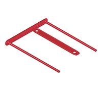Fellowes Relieur d'archives supérieur Bankers Box 8 cm métal plastifié Rouge – Boîte de 100