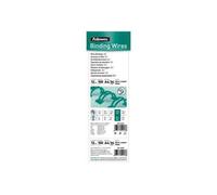 Fellowes - 12 mm - 34 anneaux - A4 (210 x 297 mm) - 100 feuilles - argenté(e) - 100 unités fil de ligature - pour Fellowes Galaxy 500, Galaxy E 500, Pulsar 300, Starlet 90
