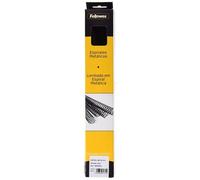 Fellowes - 14 mm - A4 (210 x 297 mm) - 100 feuilles - noir - 25 unités spirale de reliure - pour Fellowes Metal 50R, Metal Quasar