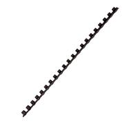Fellowes 5345707 : Accessoires de reliure noirs en plastique, capacité 40 feuilles, lot de 100 unités.